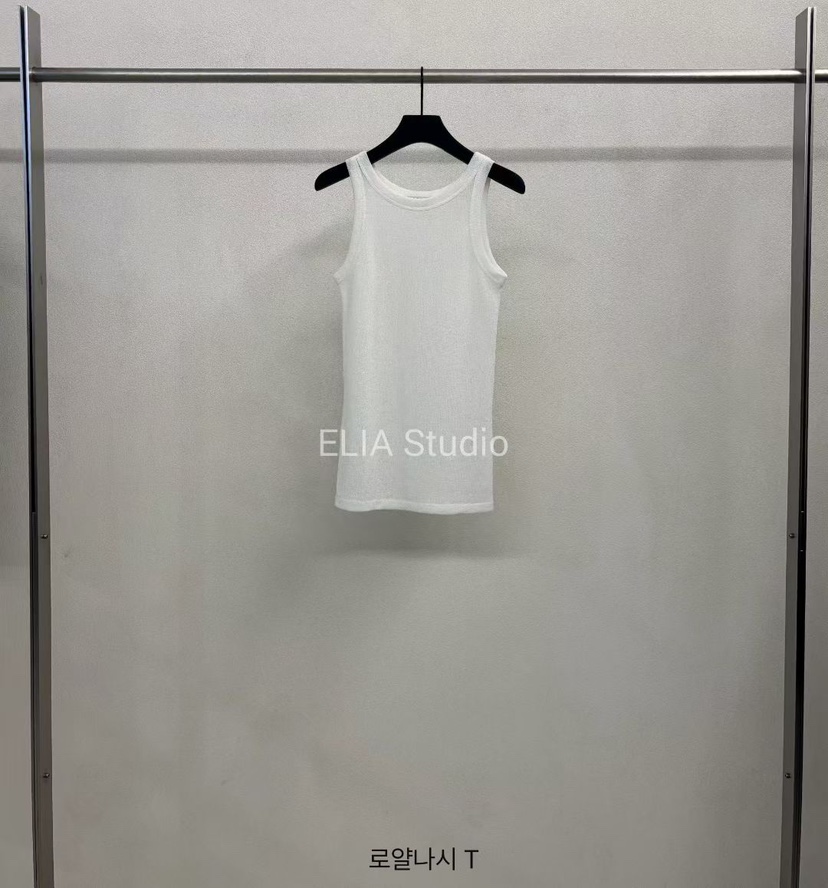 ELIA韓國直郵女士新品26夏季時尚26春夏休閑吊帶背心無袖ELIA吊帶/背心圖色1