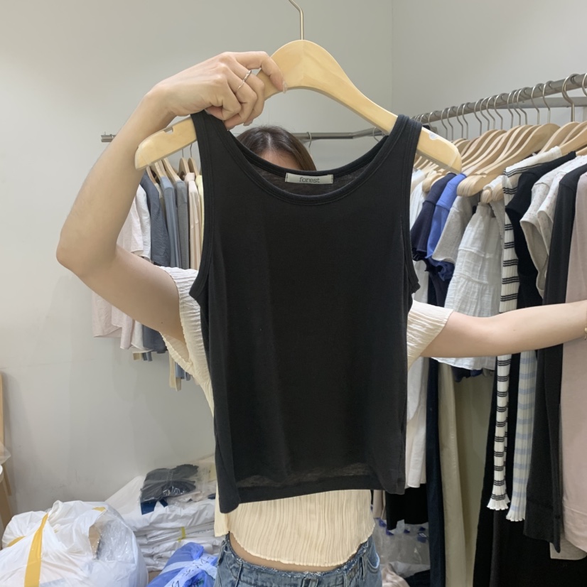 FOREST韓國東大門代購女裝新款休閑吊帶背心不含內搭無袖FOREST吊帶/背心圖色3
