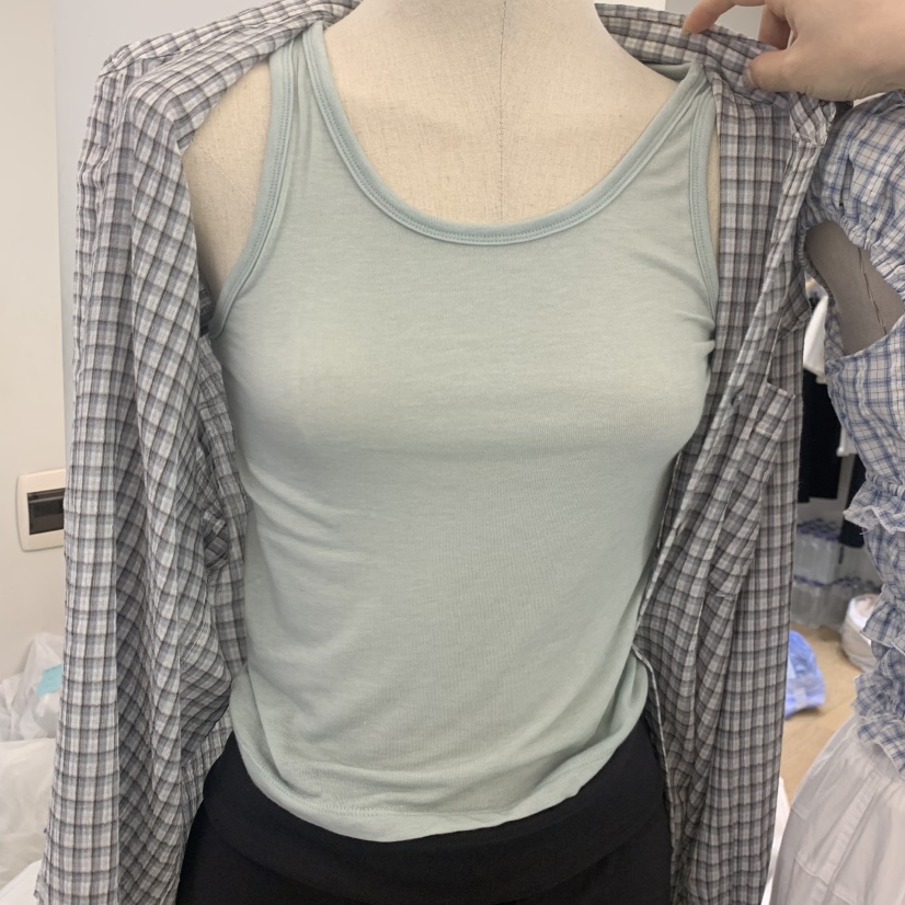 FOREST韓國東大門代購女裝新款休閑吊帶背心不含內搭無袖FOREST吊帶/背心圖色4