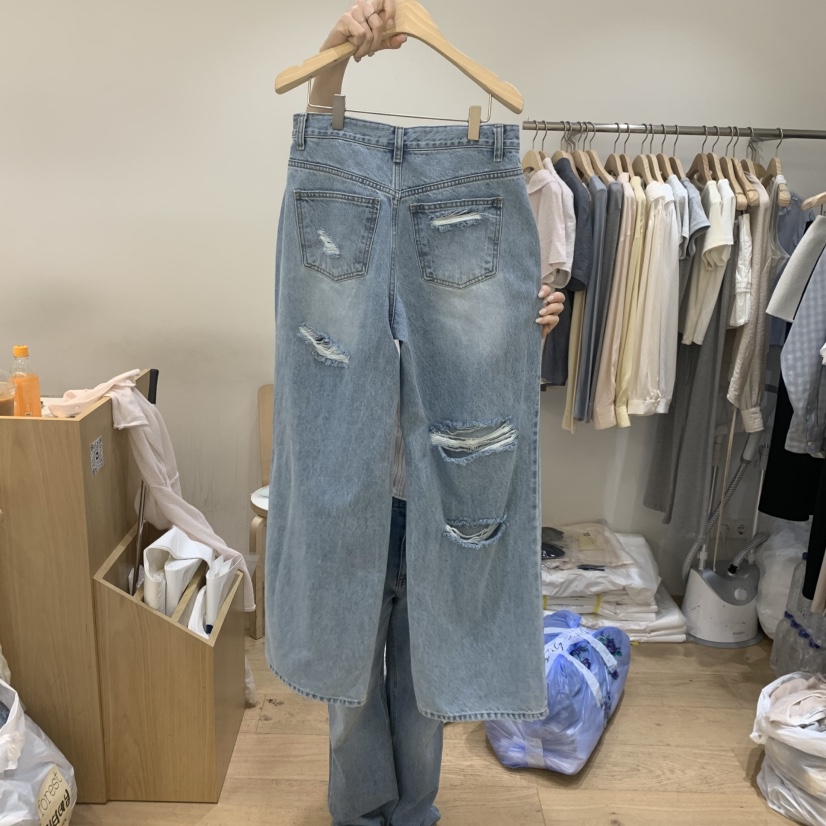 FOREST韓國東大門代購女裝新品26夏季推薦26春夏時尚牛仔褲FOREST牛仔褲