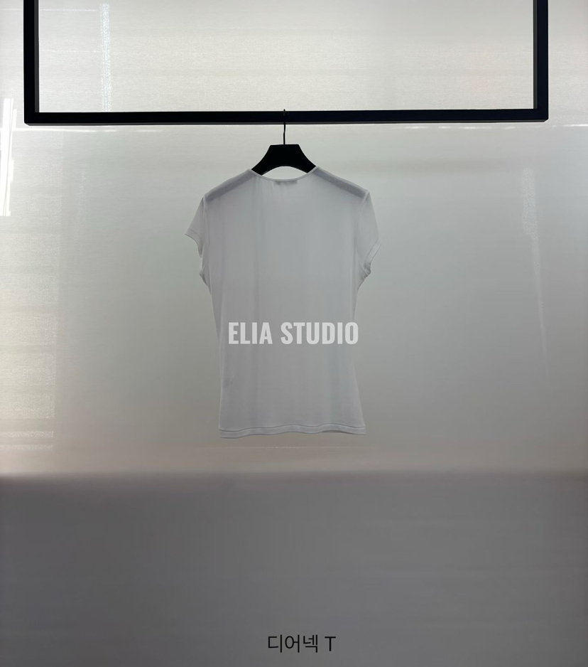 ELIA韓國直郵女裝新品休閑人氣推薦26夏季26春夏時尚職業T恤ELIAT恤