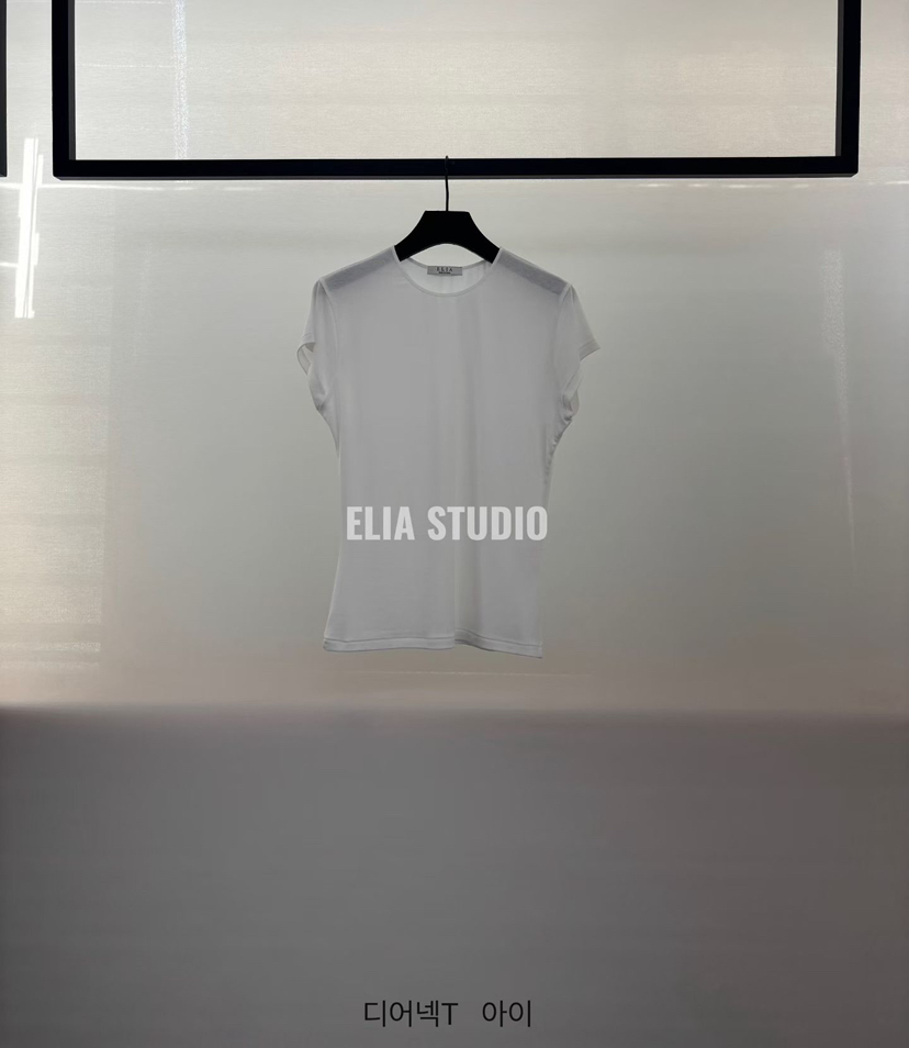 ELIA韓國直郵女裝新品休閑人氣推薦26夏季26春夏時尚職業T恤ELIAT恤圖色1
