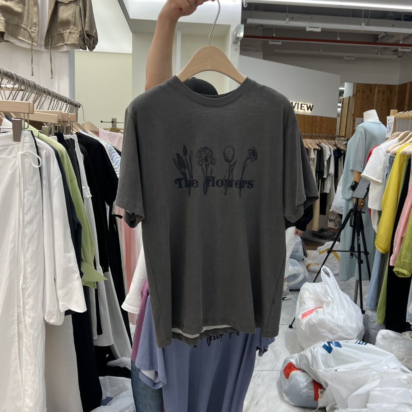 MADEMOISELL韓國東大門直郵女裝新品職業26春夏時尚推薦T恤MADEMOISELLT恤圖色3