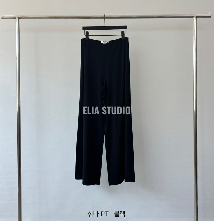ELIA韓國東大門直郵女裝新款人氣26春夏時尚休閑職業休閑褲ELIA休閑褲圖色4黑色