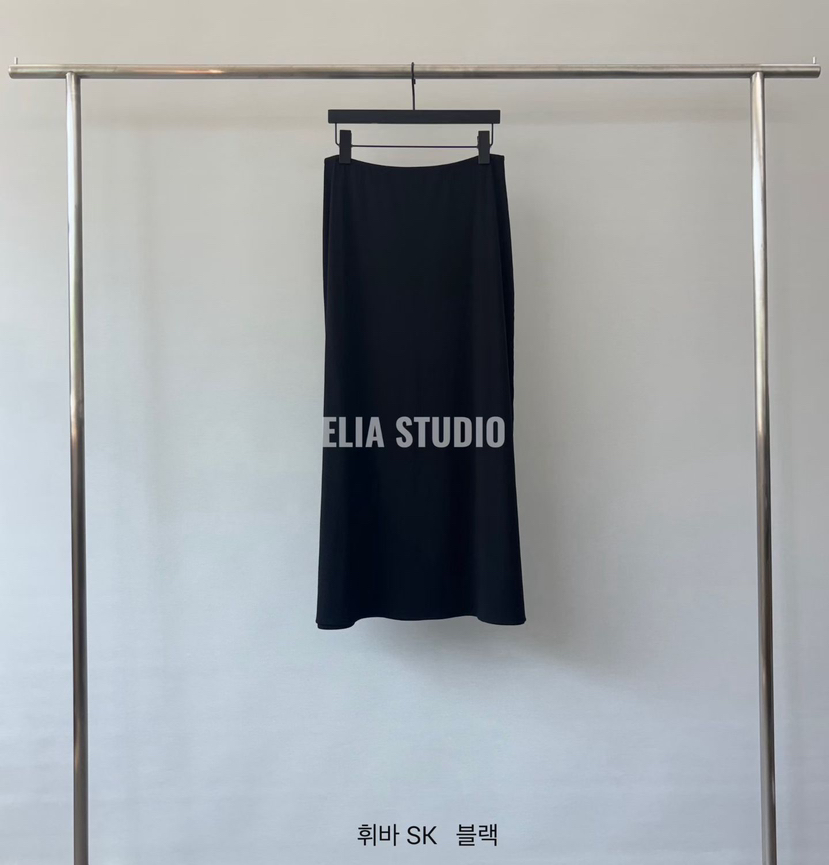ELIA東大門實拍韓國女士新品人氣26春夏時尚熱賣推薦長裙ELIA長裙圖色4黑色