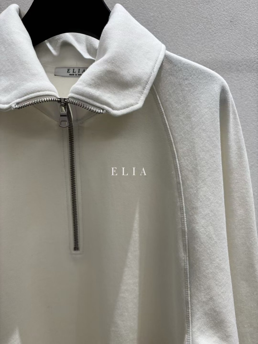 ELIA韓國直郵實拍女裝新款職業26春夏人氣熱賣26夏季衛衣拉鏈ELIA衛衣