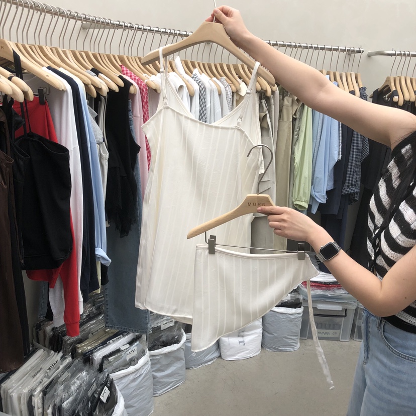 MURR韓國代購女裝新品熱賣26夏季時尚休閑推薦套裝披肩圍巾MURR套裝