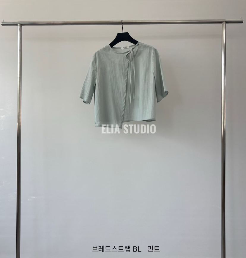 ELIA東大門實拍韓國女裝新品休閑推薦職業時尚襯衫蕾絲衫ELIA襯衫/蕾絲衫圖色3