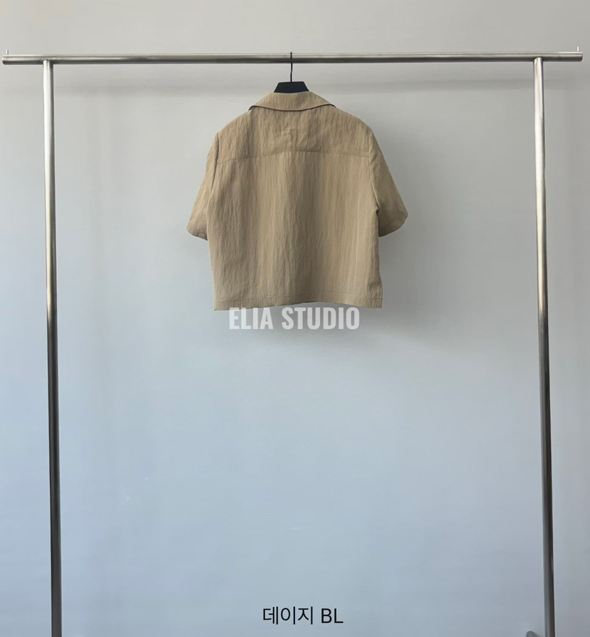 ELIA東大門實拍韓國女裝新款時尚推薦職業26春夏襯衫蕾絲衫ELIA襯衫/蕾絲衫