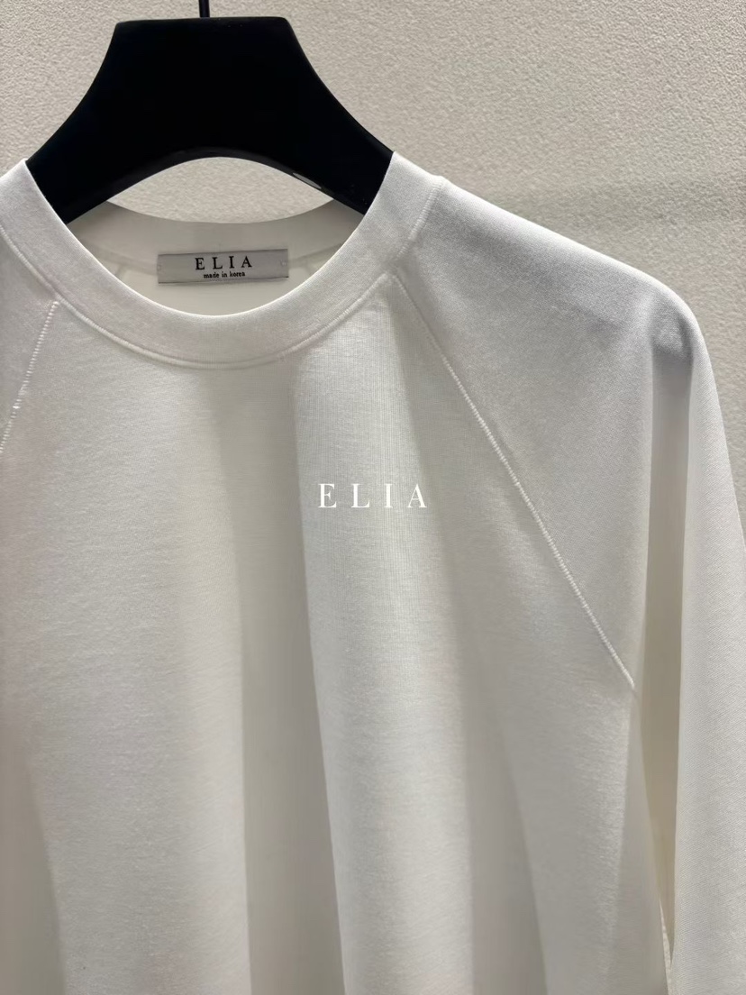 ELIA韓國直郵女士新品時尚人氣26夏季職業推薦26春夏T恤含圍巾ELIAT恤