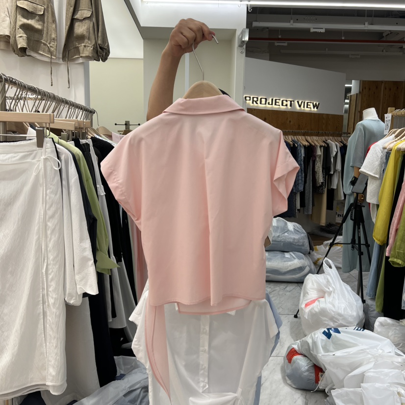 MADEMOISELL韓國直郵女裝新款熱賣26春夏職業人氣襯衫蕾絲衫MADEMOISELL襯衫/蕾絲衫