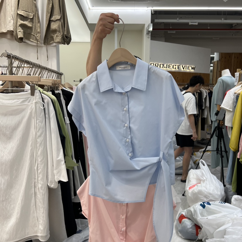 MADEMOISELL韓國直郵女裝新款熱賣26春夏職業人氣襯衫蕾絲衫MADEMOISELL襯衫/蕾絲衫圖色1