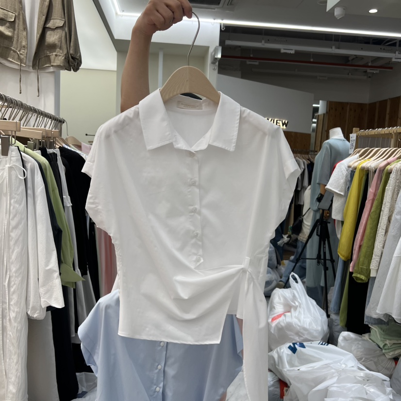 MADEMOISELL韓國直郵女裝新款熱賣26春夏職業人氣襯衫蕾絲衫MADEMOISELL襯衫/蕾絲衫圖色3