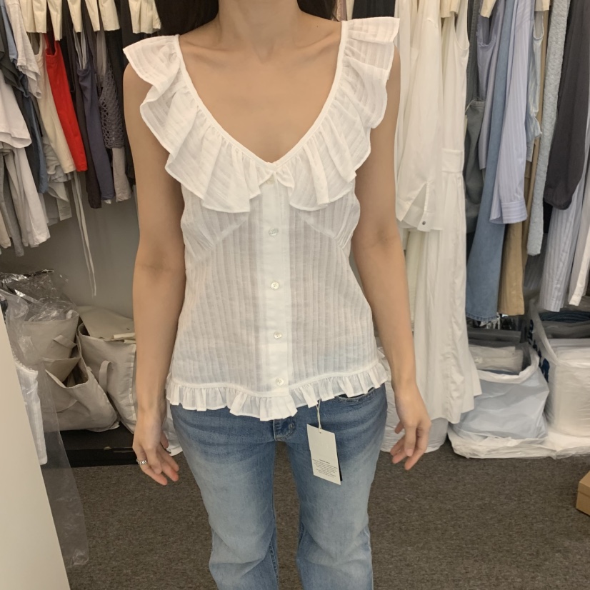 MAG韓國直郵實拍女裝新品推薦人氣休閑職業26夏季吊帶背心MAG吊帶/背心圖色1