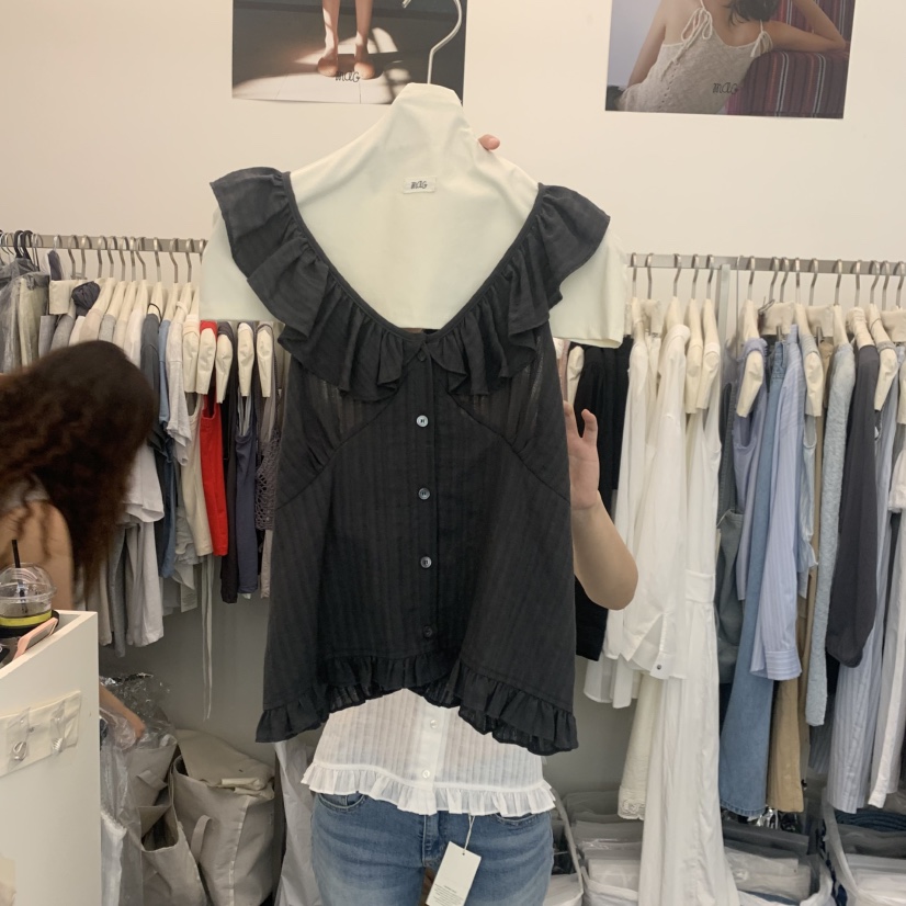 MAG韓國直郵實拍女裝新品推薦人氣休閑職業26夏季吊帶背心MAG吊帶/背心圖色3