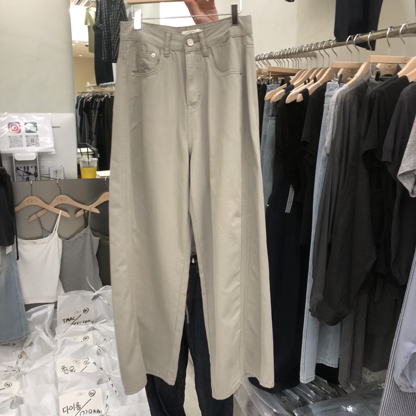 TAKE YOUE TIME韓國代購女士新品26春夏時尚職業休閑褲TAKE YOUE TIME休閑褲圖色1