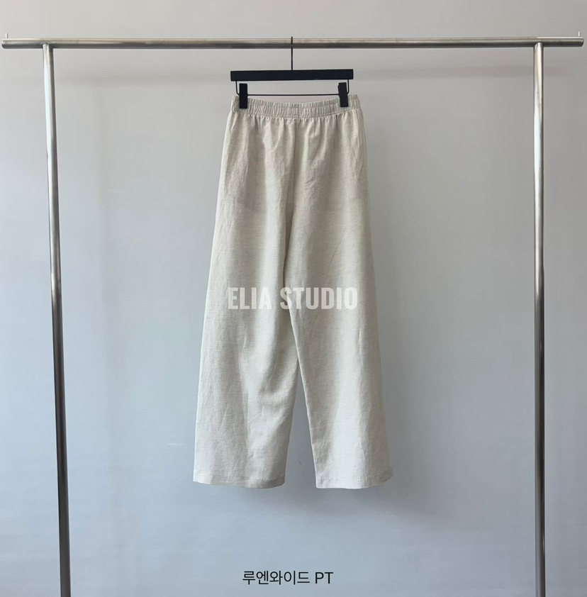 ELIA東大門實拍韓國女裝新款時尚職業推薦熱賣26春夏休閑褲ELIA休閑褲