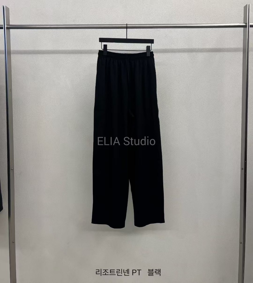 ELIA韓國直郵女裝新品26春夏熱賣26夏季推薦人氣職業休閑褲ELIA休閑褲圖色4黑色