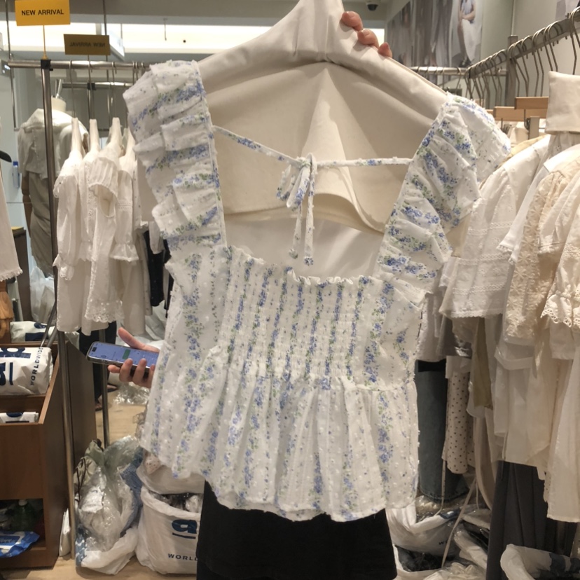 OGI韓國東大門直郵女士新品人氣推薦休閑時尚26春夏吊帶背心FLat OGI吊帶/背心