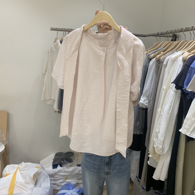 FOREST韓國代購女裝新品人氣熱賣職業休閑26夏季襯衫蕾絲衫FOREST襯衫/蕾絲衫