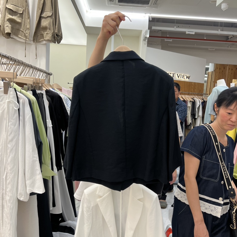 MADEMOISELL韓國直郵女士新款推薦休閑熱賣西裝西服亞麻布MADEMOISELL西裝/西服