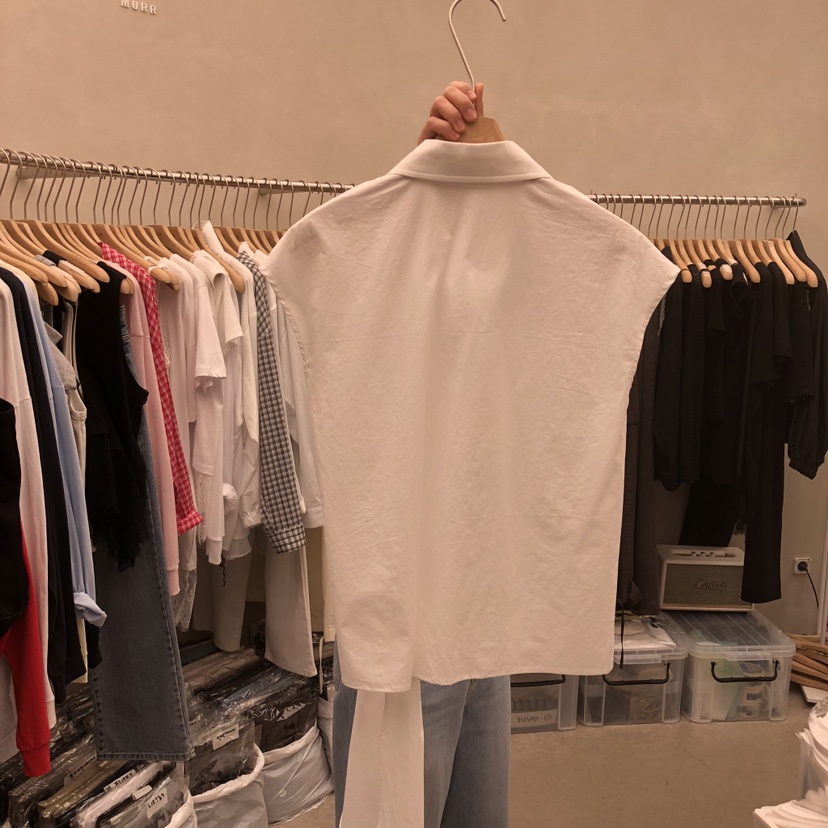 MURR韓國東大門直郵女士新品推薦休閑人氣26夏季襯衫蕾絲衫MURR襯衫/蕾絲衫