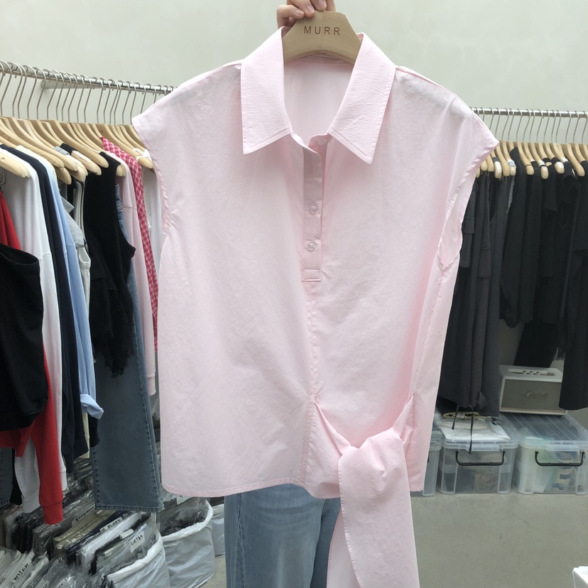 MURR韓國東大門直郵女士新品推薦休閑人氣26夏季襯衫蕾絲衫MURR襯衫/蕾絲衫圖色2