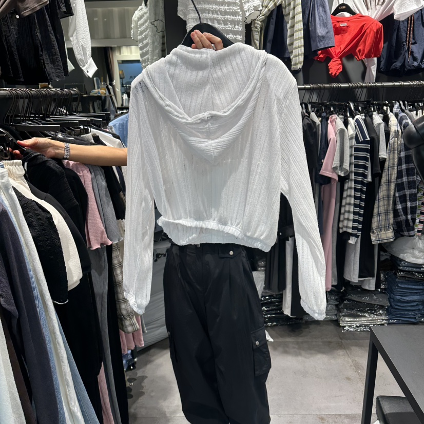 STAR-L韓國代購女士新品職業熱賣休閑26夏季26春夏衛衣亞麻布STAR-L衛衣