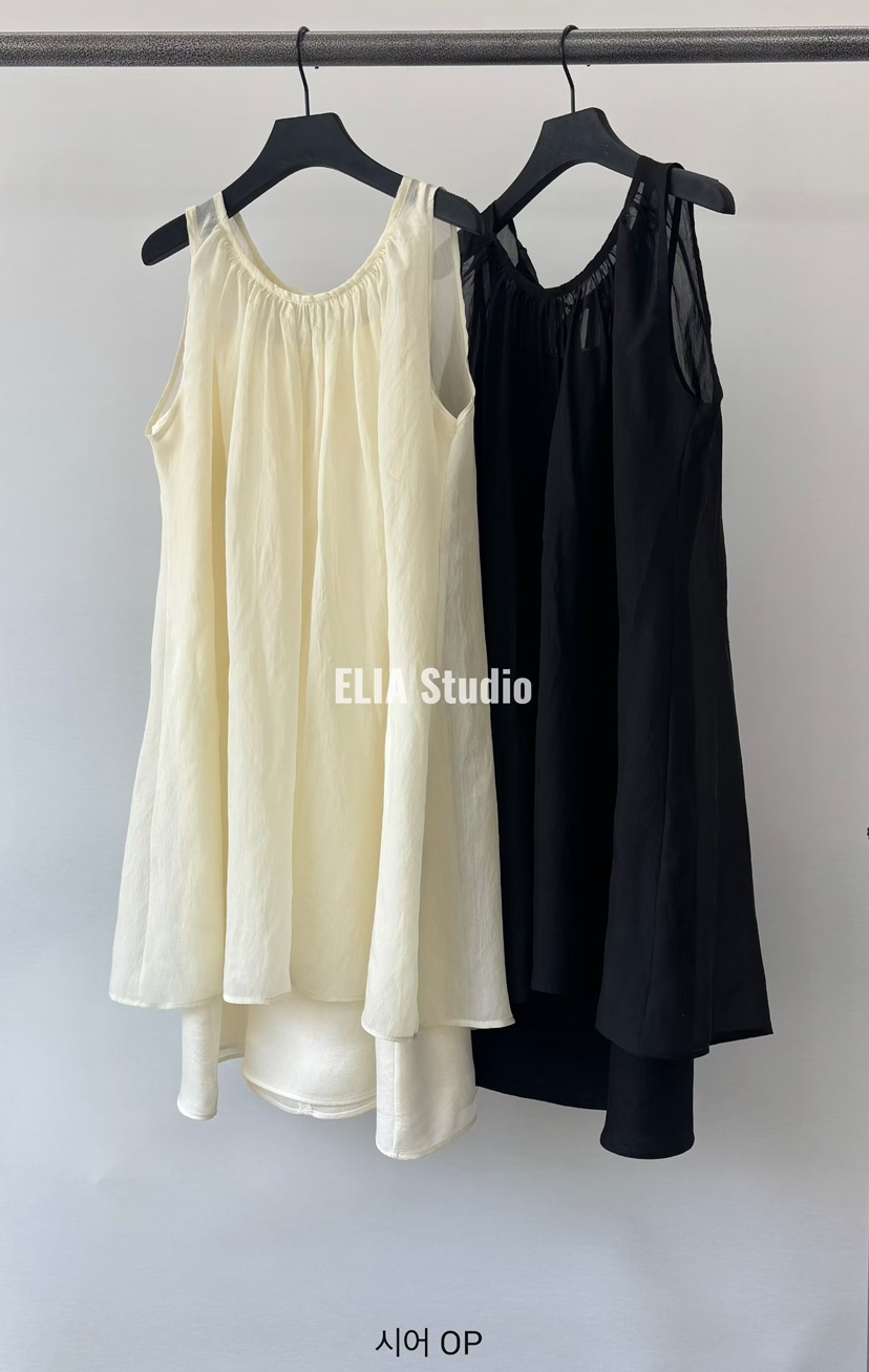 ELIA韓國東大門代購女裝新品時尚休閑推薦職業26春夏連衣裙ELIA連衣裙