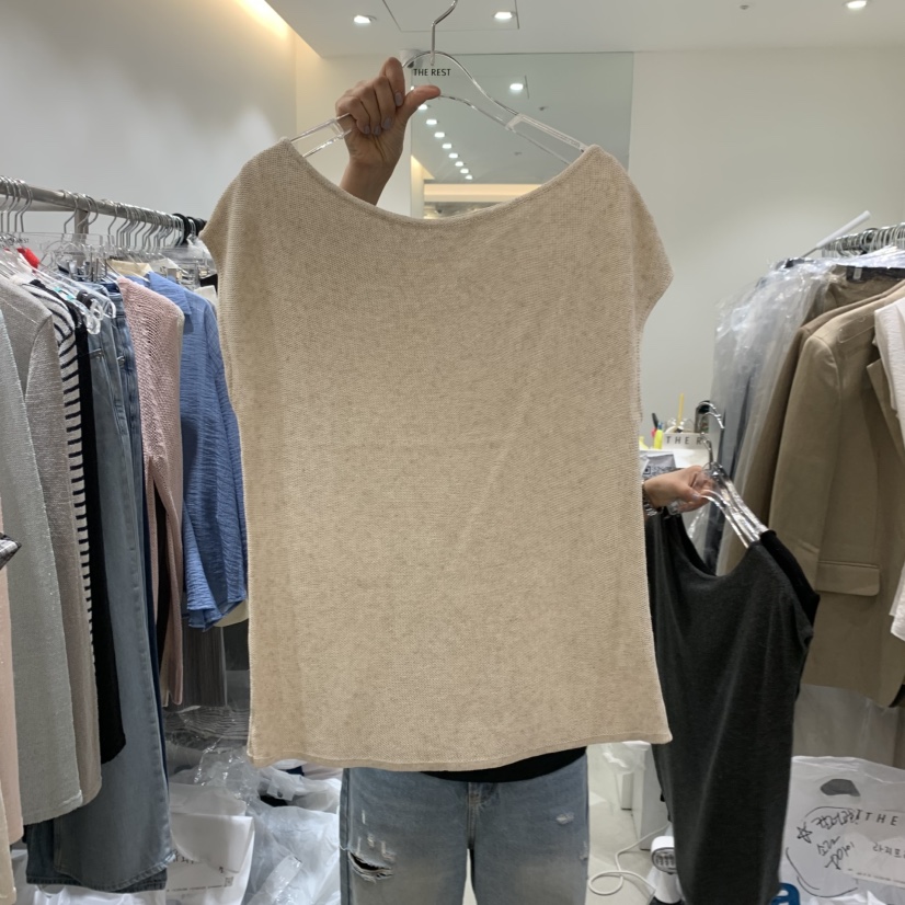 THE REST韓國代購女裝新款時尚休閑熱賣人氣26夏季吊帶背心THE REST/UNNOEUD吊帶/背心圖色1