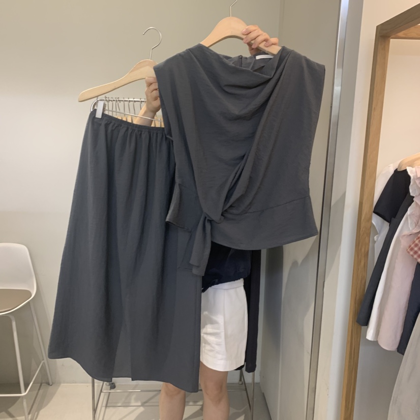 OUTRENE韓國東大門直郵女裝新款熱賣26春夏職業推薦26夏季套裝OUTRENE套裝圖色2