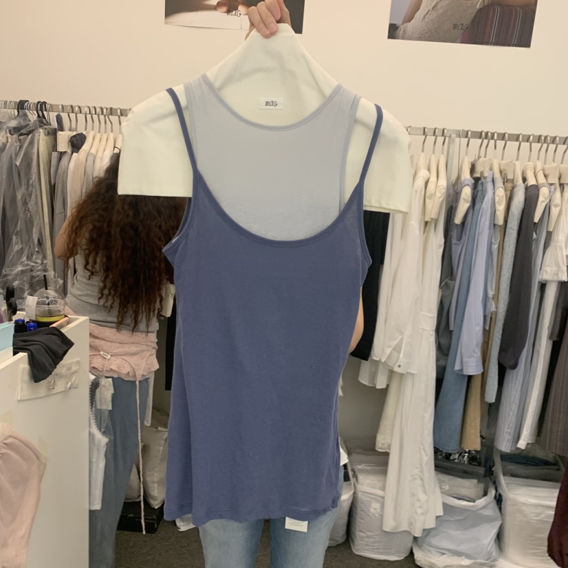 MAG韓國直郵實拍女士新款職業時尚推薦26春夏休閑吊帶背心MAG吊帶/背心