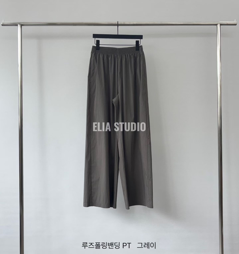 ELIA韓國東大門直郵女裝新品熱賣職業推薦26夏季時尚休閑褲ELIA休閑褲圖色2灰色
