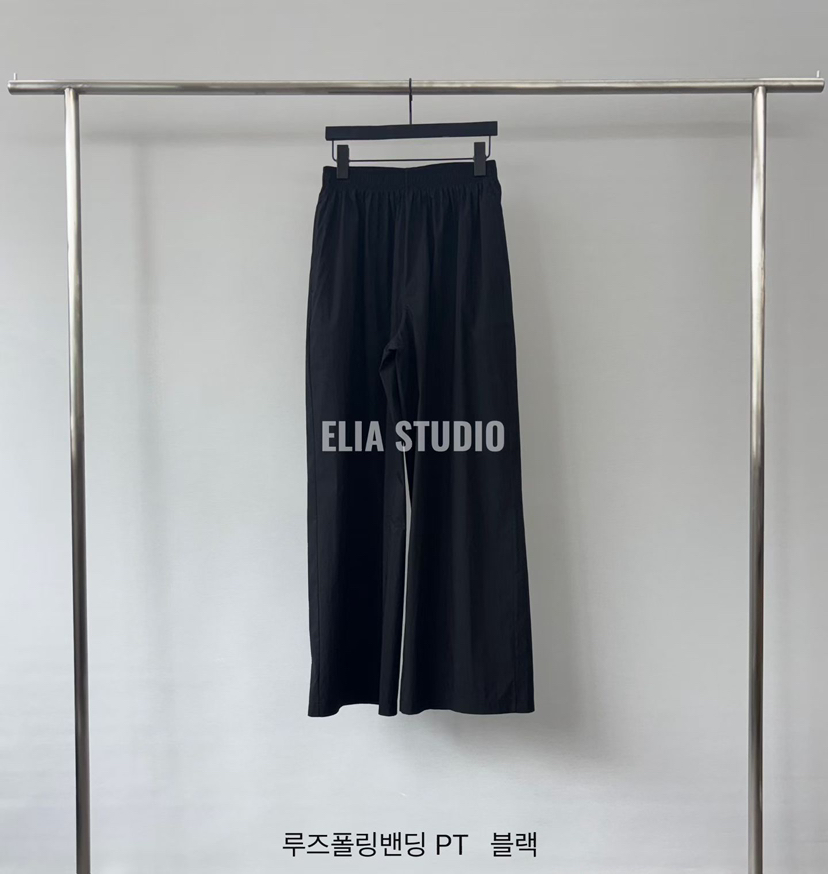 ELIA韓國東大門直郵女裝新品熱賣職業推薦26夏季時尚休閑褲ELIA休閑褲圖色3黑色