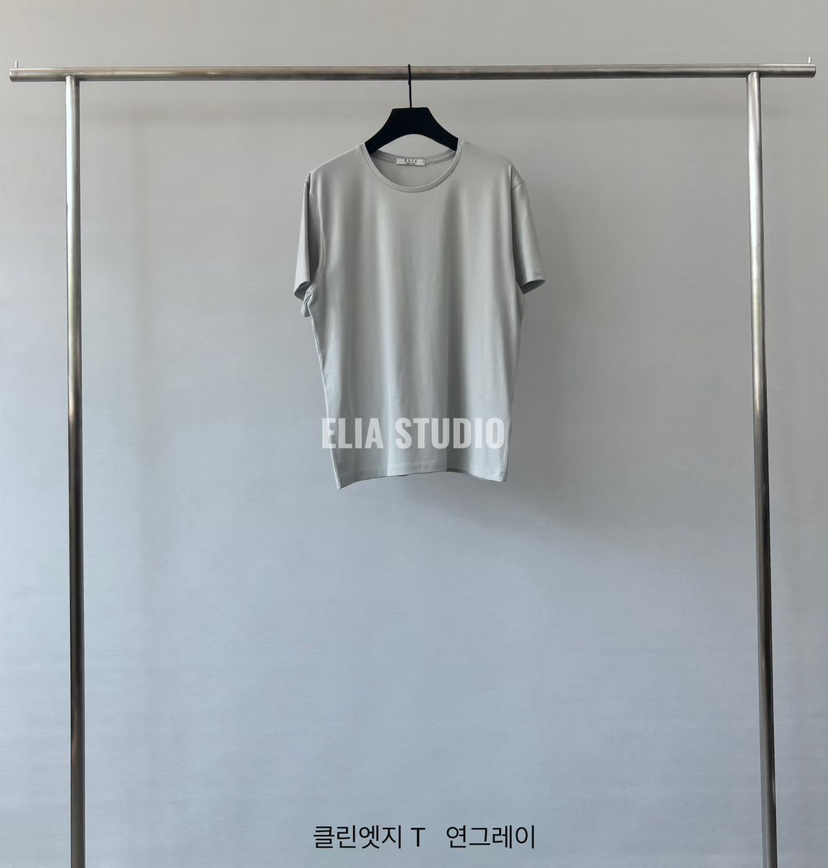 ELIA韓國代購女裝新品時尚26春夏熱賣人氣職業推薦休閑T恤ELIAT恤圖色2