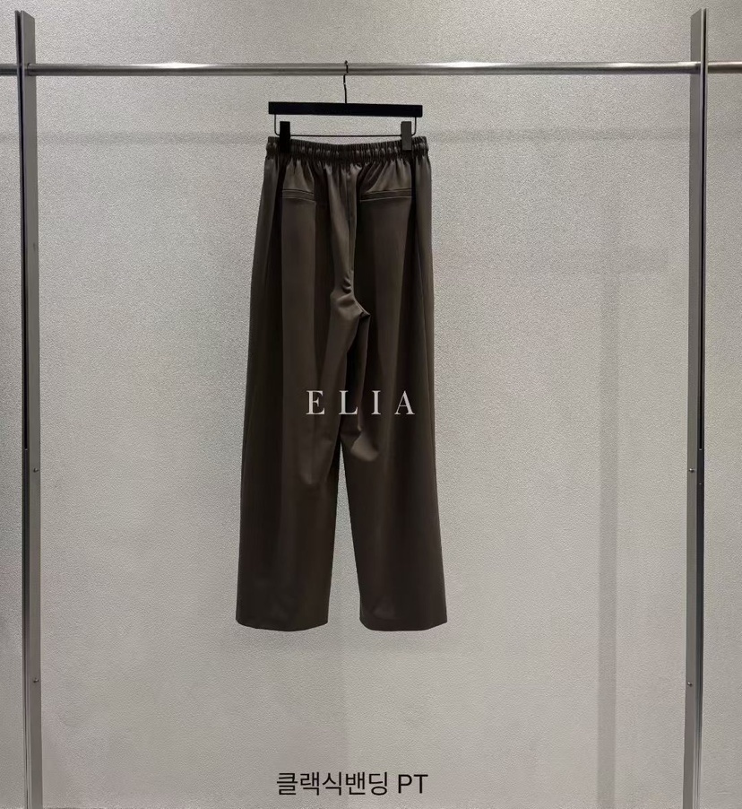 ELIA韓國東大門直郵女士新款推薦熱賣26夏季職業休閑褲條紋ELIA休閑褲