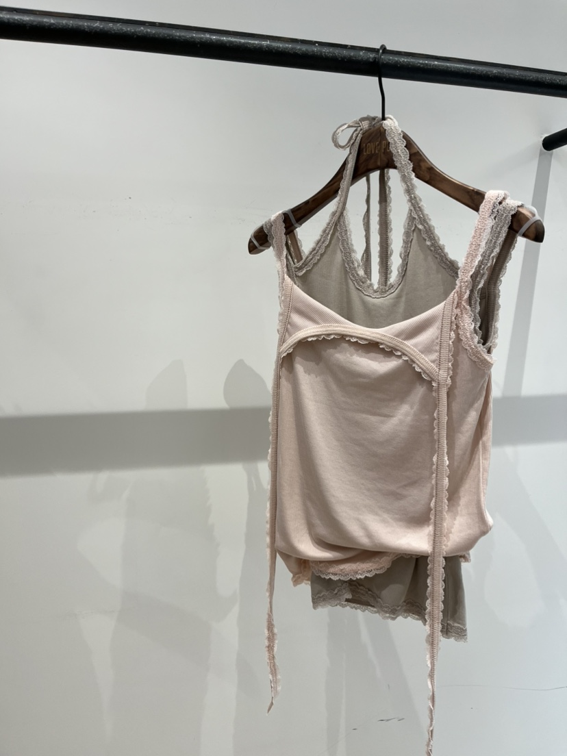 LOVE PULL韓國直郵女士新品職業人氣時尚吊帶背心層疊無袖LOVE PULL吊帶/背心