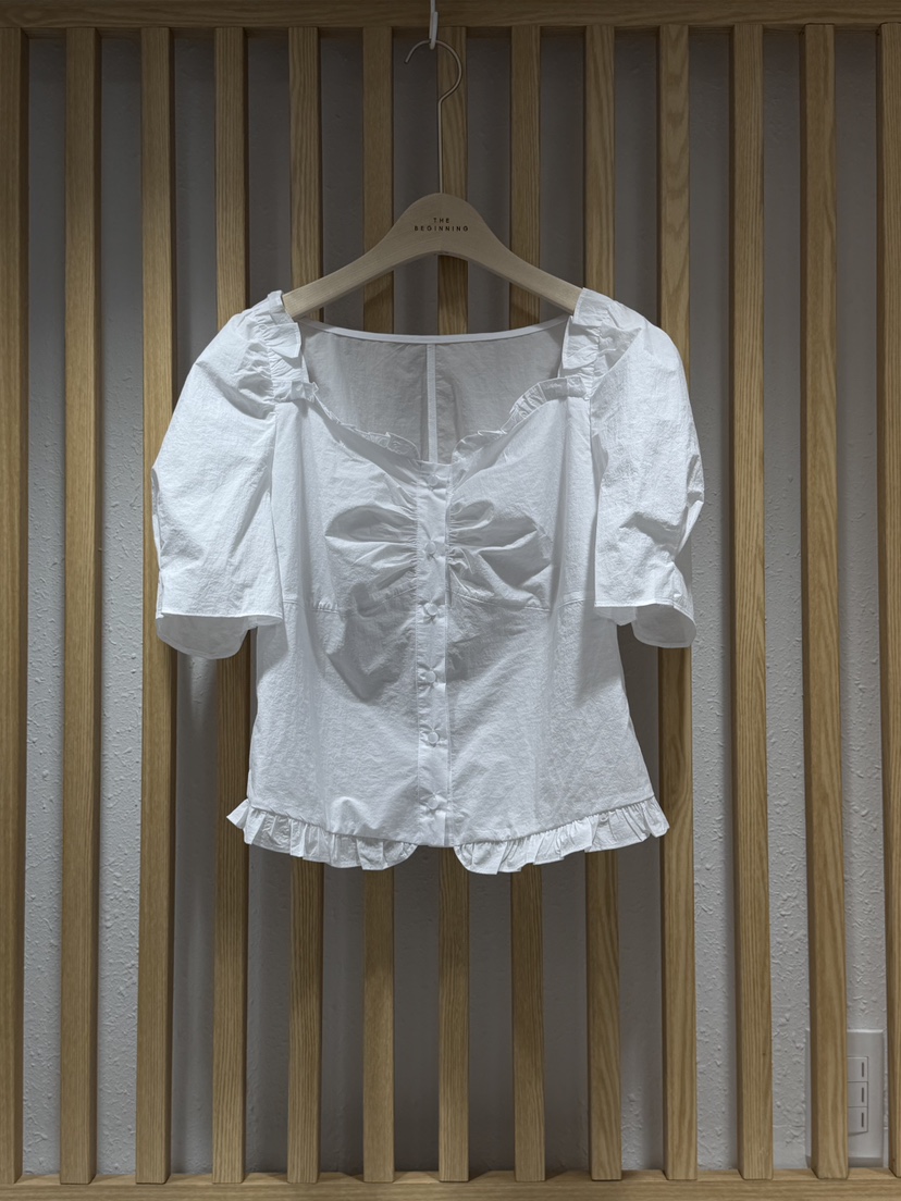 BODDARI보따리-T韓國直郵女裝新品26夏季熱賣襯衫蕾絲衫BODDARI보따리-T襯衫/蕾絲衫圖色1
