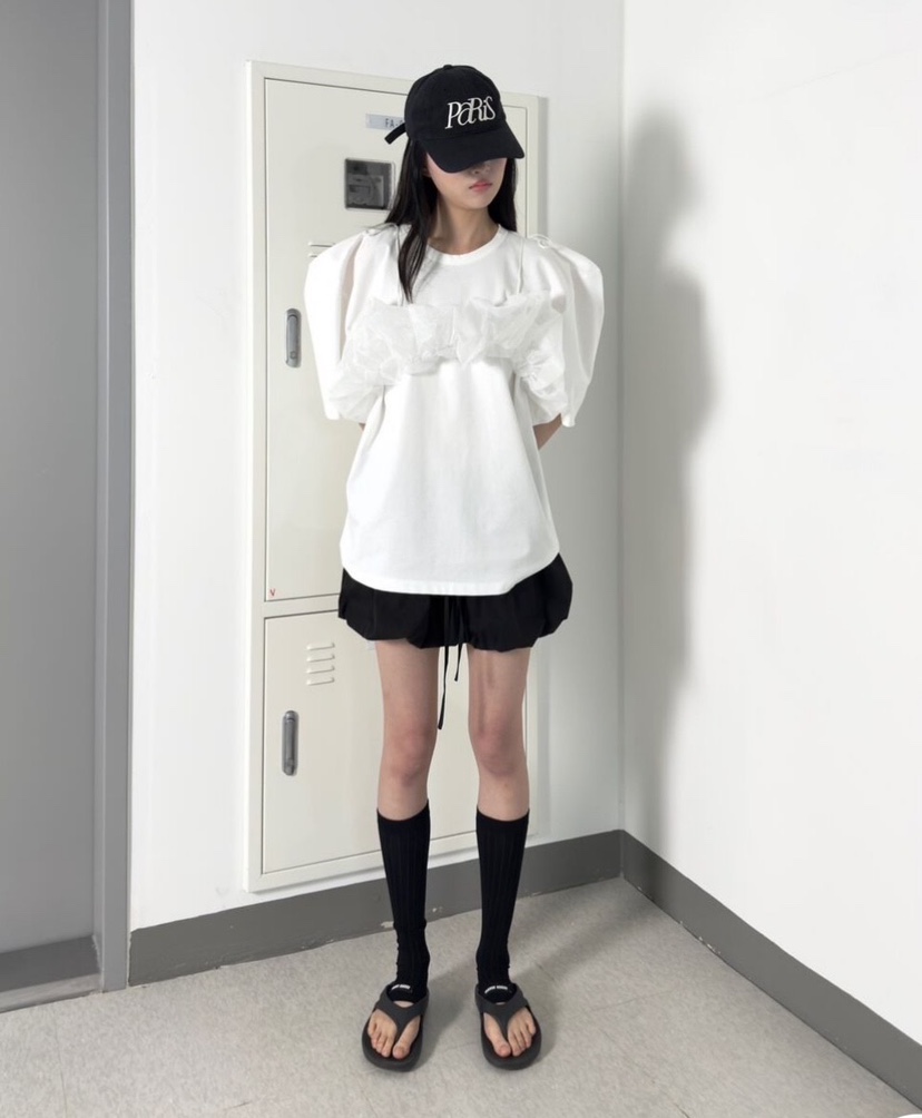 LE-PPL韓國代購女士新品人氣26夏季休閑推薦26春夏熱賣T恤LE-PPLT恤