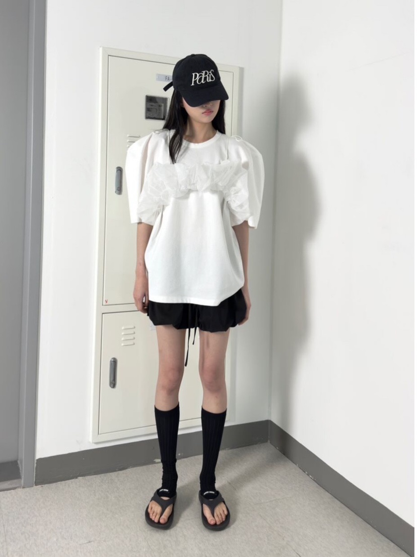 LE-PPL韓國代購女士新品人氣26夏季休閑推薦26春夏熱賣T恤LE-PPLT恤
