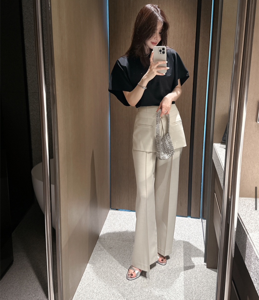 LE-PPL韓國代購女士新品人氣26夏季休閑推薦26春夏熱賣T恤LE-PPLT恤