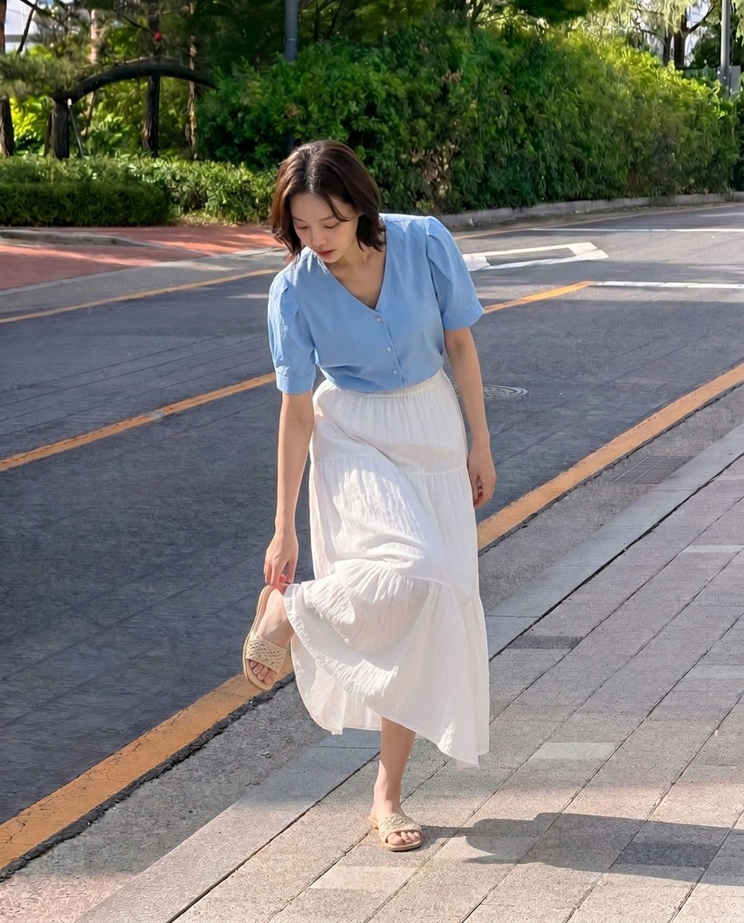 BODDARI보따리-T東大門實拍韓國女士新品人氣襯衫蕾絲衫BODDARI보따리-T襯衫/蕾絲衫