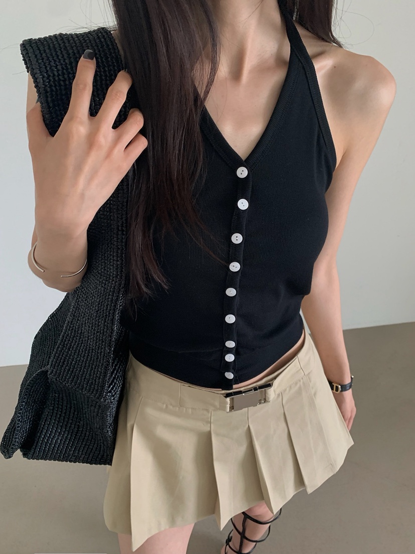 VERANDA韓國東大門代購女裝新款推薦職業時尚26夏季吊帶背心VERANDA吊帶/背心