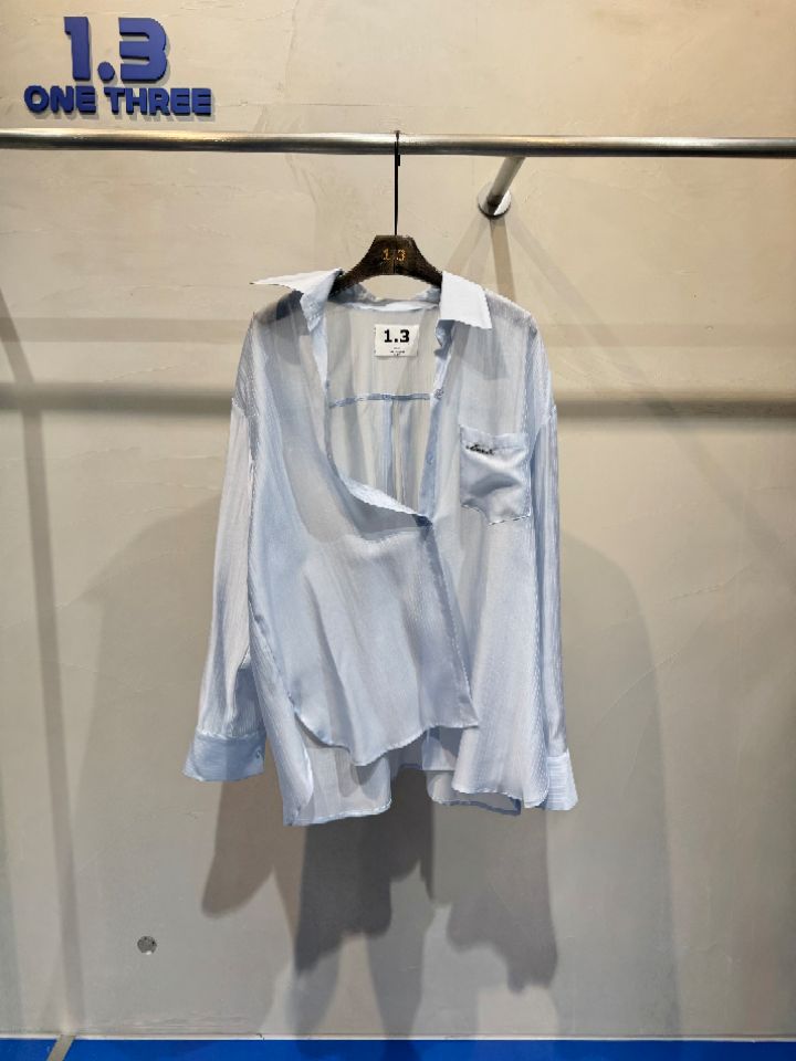 1.3韓國代購女裝新品休閑時尚人氣職業26夏季襯衫蕾絲衫1.3襯衫/蕾絲衫圖色3