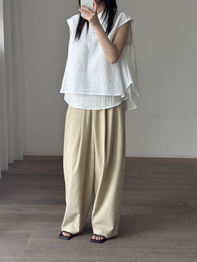 LE-PPL韓國直郵女裝新品時尚26夏季休閑26春夏襯衫蕾絲衫LE-PPL襯衫/蕾絲衫