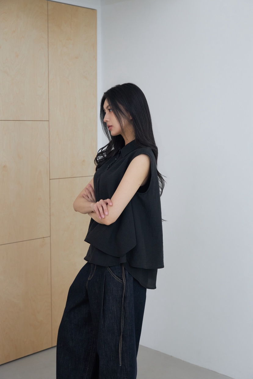 LE-PPL韓國直郵女裝新品時尚26夏季休閑26春夏襯衫蕾絲衫LE-PPL襯衫/蕾絲衫