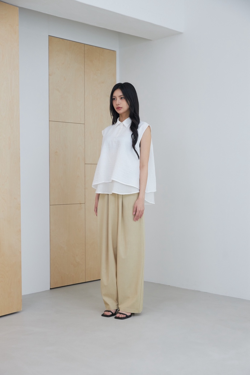 LE-PPL韓國直郵女裝新品時尚26夏季休閑26春夏襯衫蕾絲衫LE-PPL襯衫/蕾絲衫