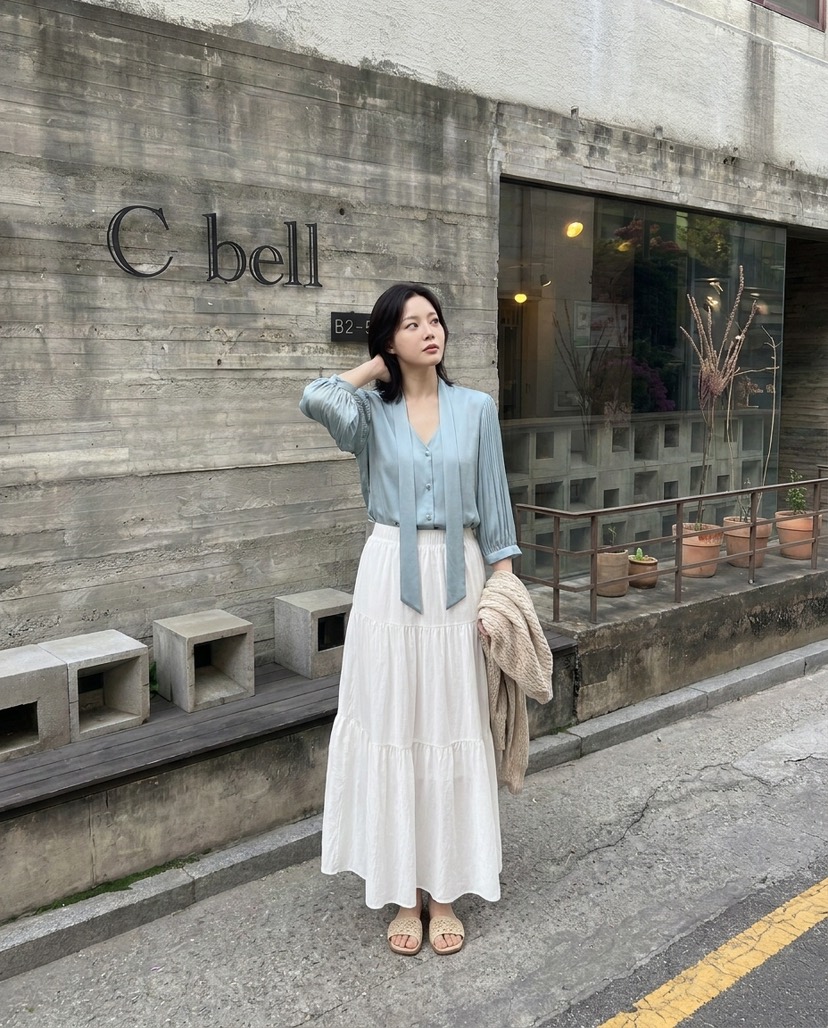 BODDARI보따리-T韓國直郵女士新款休閑熱賣職業襯衫蕾絲衫BODDARI보따리-T襯衫/蕾絲衫