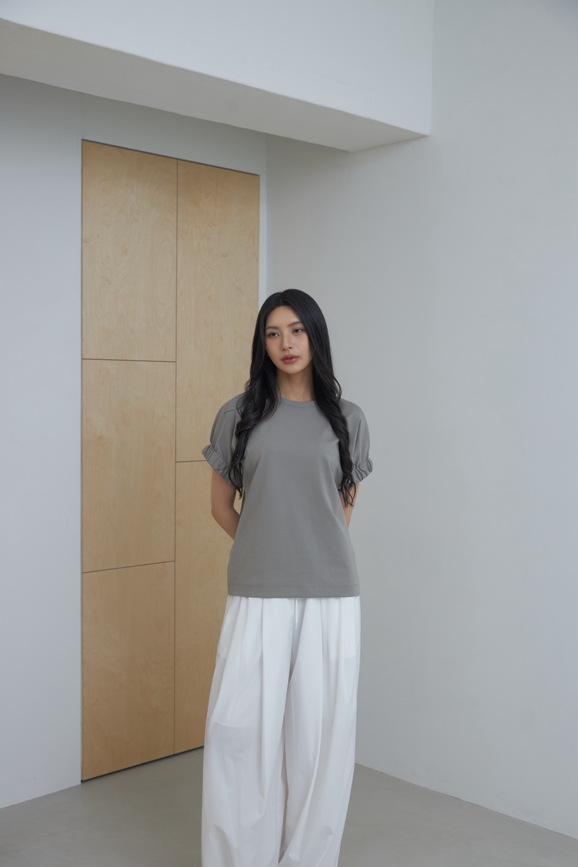 LE-PPL韓國東大門代購女裝新款人氣熱賣時尚休閑推薦T恤LE-PPLT恤圖色1