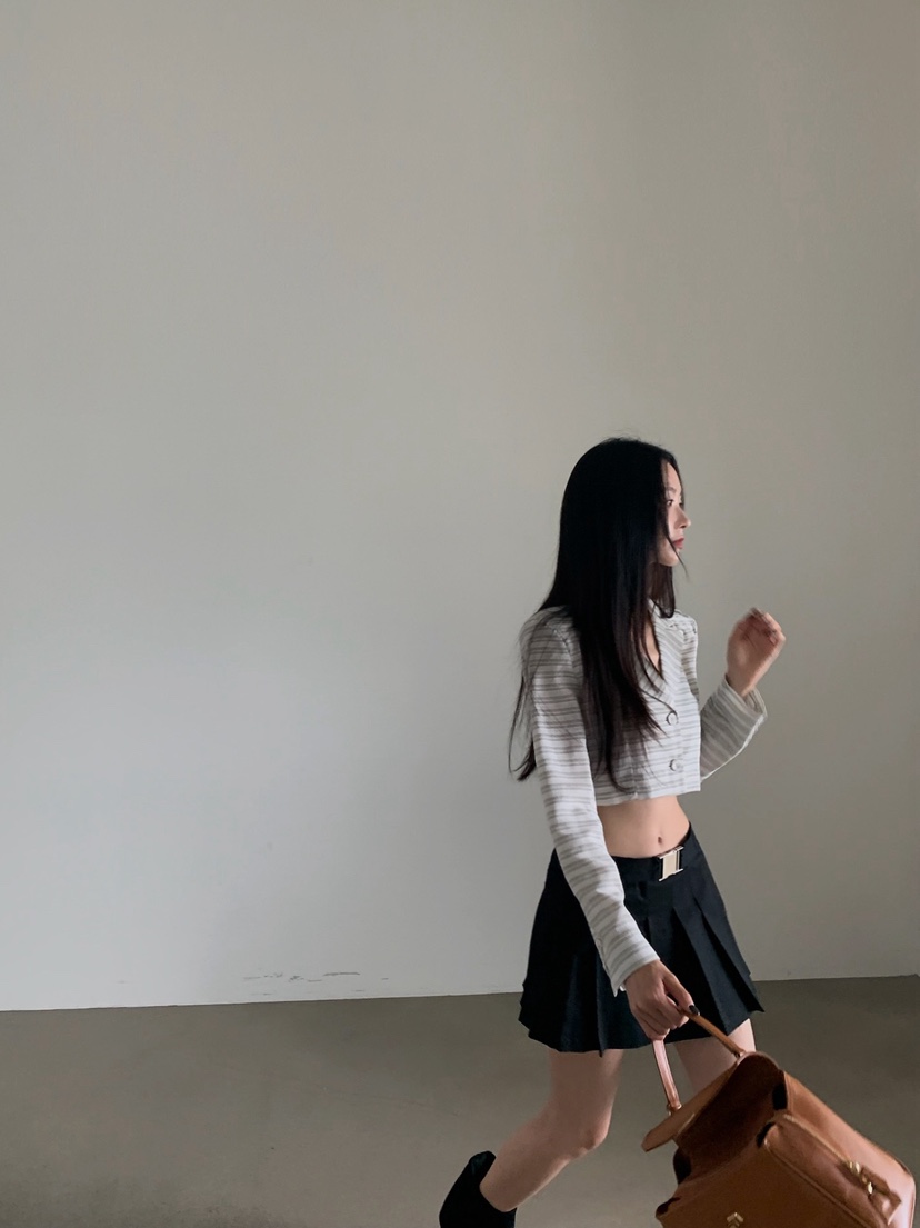 VERANDA韓國直郵實拍女裝新款時尚職業推薦26夏季休閑短裙VERANDA短裙